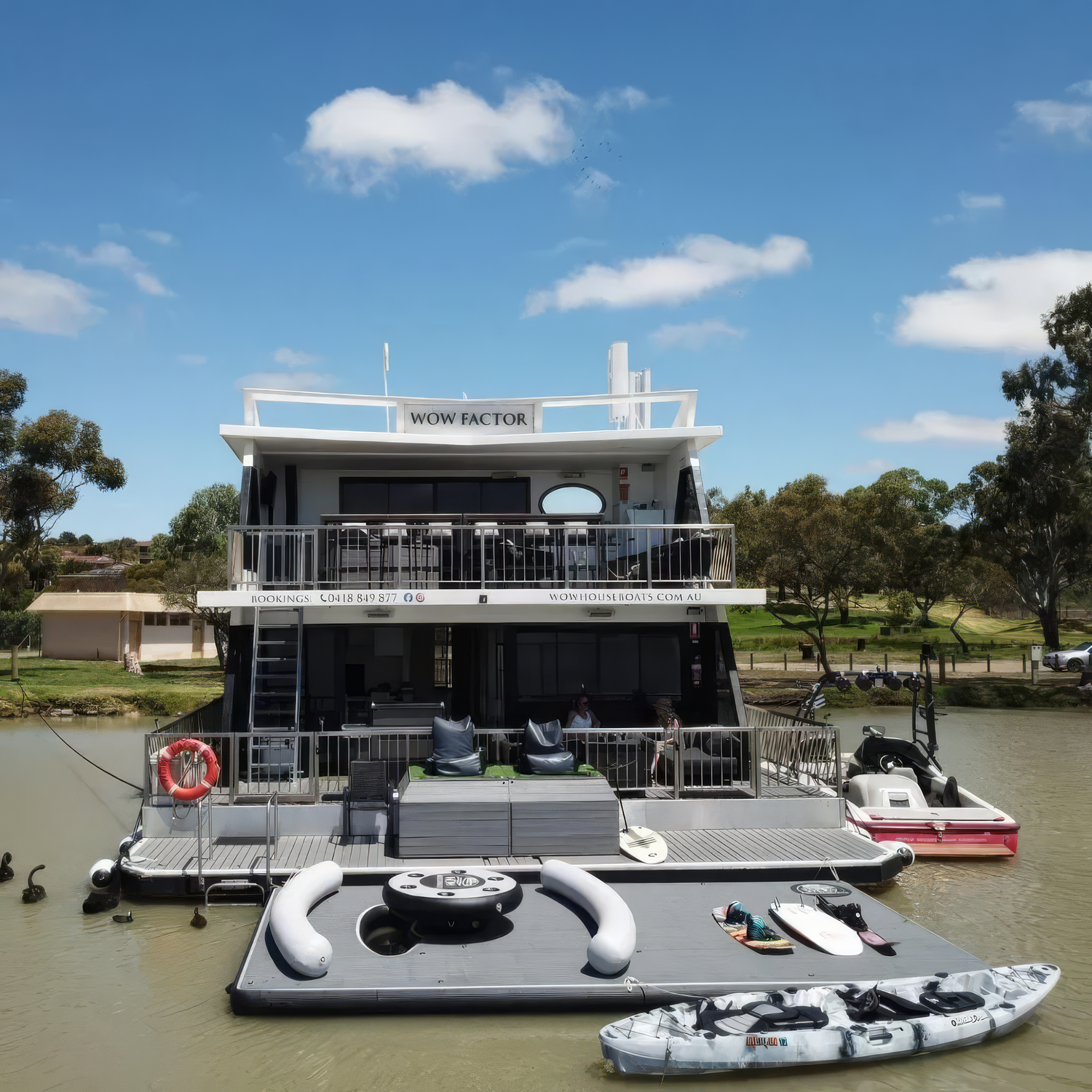 Houseboat Back Deck Extension